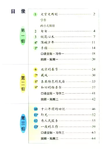人教版 六年级 下册语文 电子课本.pdf