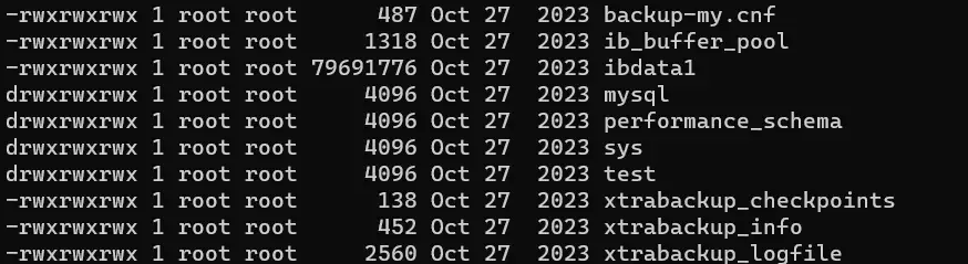 xtrabackup 2.4 备份mysql教程