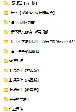 小学语文状元大课堂教学资源包(1-6上下册)
