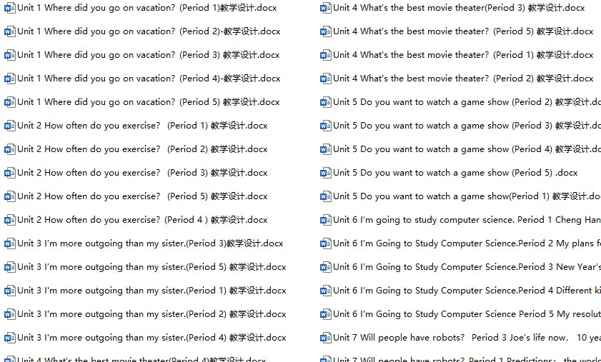 初中英语单独教案