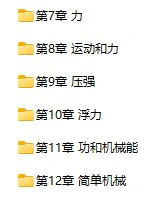初中物理国家云课堂课件资源(人教版8-9上下册)