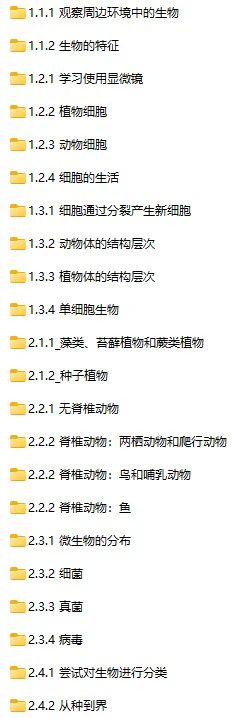 初中生物单独教案方便下载(人教版7-8上下册)