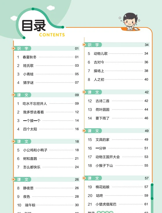 小学语文《作业帮 课前预习+课后巩固》(1-6年级下册)