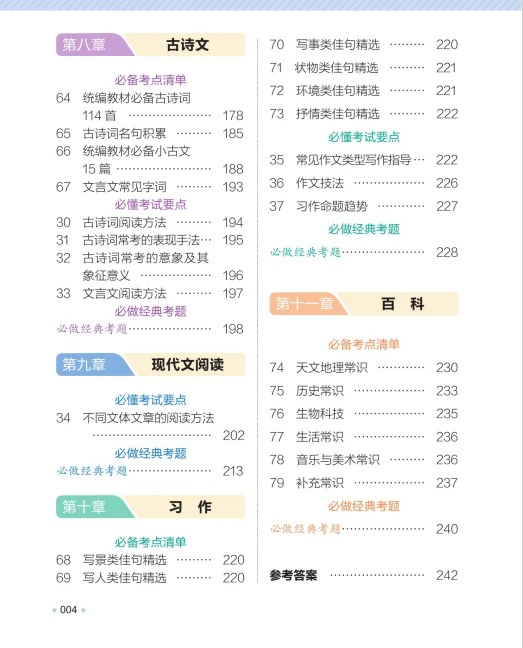 小学语文《一本小学知识大盘点》