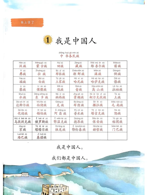 小学语文《预习笔记》(1-6年级上册)