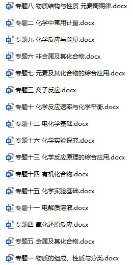 《五年高考题分类训练》化学（2019-2023）