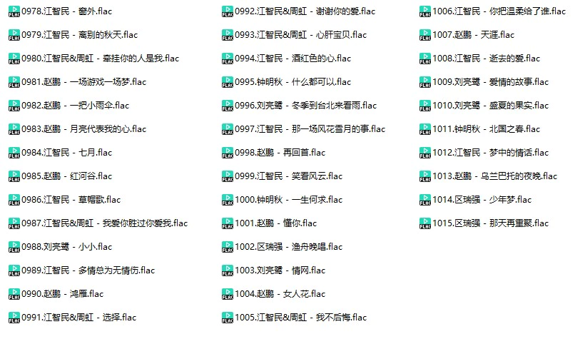 调音师定制无损发烧男声(车载音乐FLAC格式)