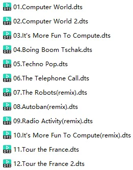 Kraftwerk《The Best of Kraftwerk-CD2》(DTS格式环绕多声道无损音乐)