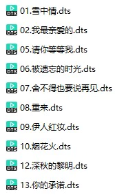王子月《重来》(DTS格式环绕多声道无损音乐)