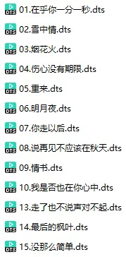 王子月《试音王子月》(DTS格式环绕多声道无损音乐)