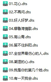 黄爱玲《好人好梦》(DTS格式环绕多声道无损音乐)