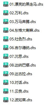 群星《马头琴弦乐》(DTS格式环绕多声道无损音乐)