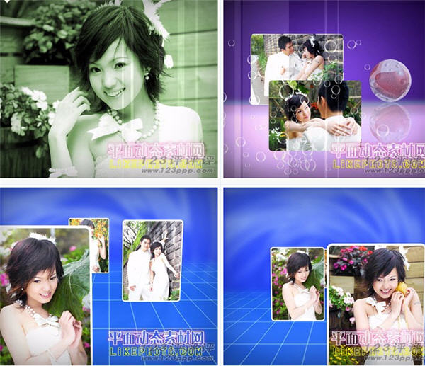 AE婚纱电子相册 婚庆片头模板下载-我的至爱照片+视频版-A00094