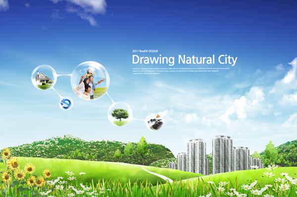 城市环境主题CS-0059-高清PSD分层素材图库
