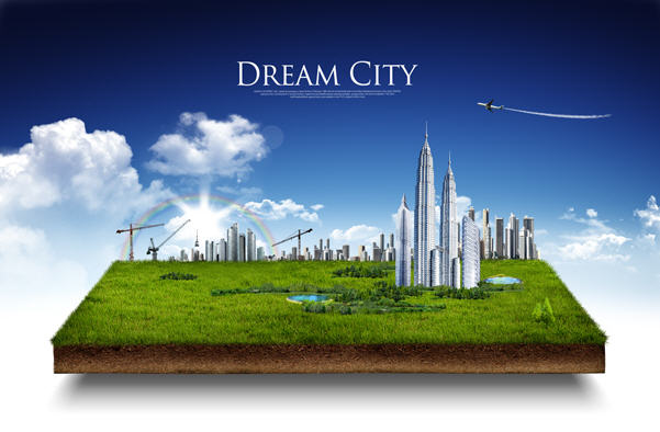 城市环境主题CS-0014-高清PSD分层素材图库