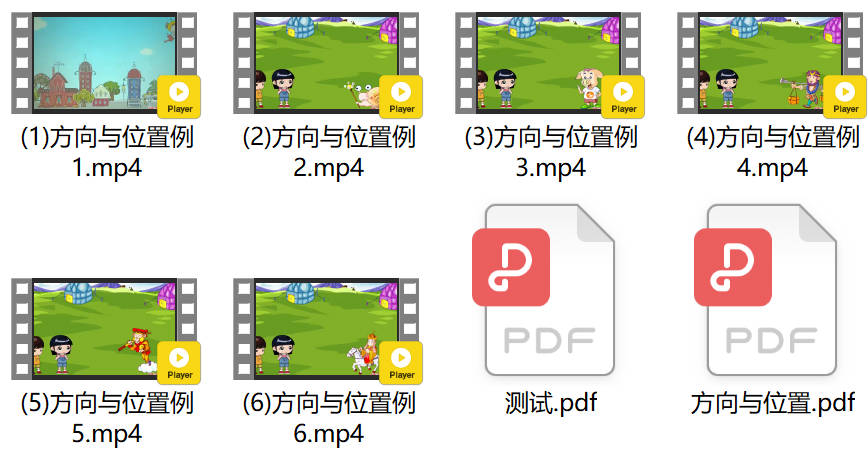 第15讲：方向与位置（小学一年级奥数视频+讲义）