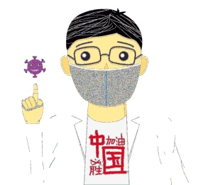 防疫医疗医生护士病毒口面罩元素场景插画png免扣PSD/AI设计素材【156】