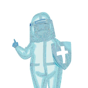 防疫医疗医生护士病毒口面罩元素场景插画png免扣PSD/AI设计素材【191】