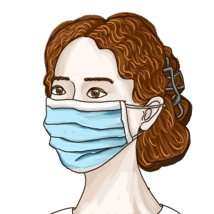 防疫医疗医生护士病毒口面罩元素场景插画png免扣PSD/AI设计素材【294】