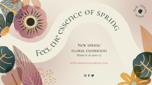 优雅艺术花朵春天元素主图详情页海报模板PSD分层设计素材源文件【001】