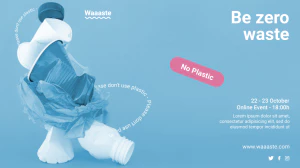 潮流酸性公益环保不乱扔垃圾系列宣传海报模板PSD分层设计素材【008】