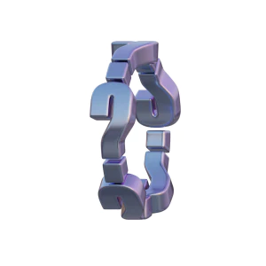 潮流酸性3D立体镀铬刻字金属圆环字母数字PNG免扣图片设计素材【146】