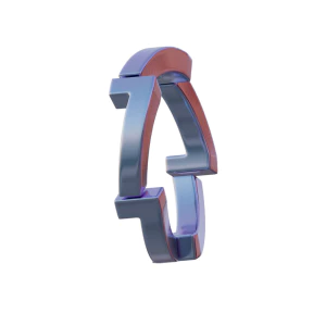 潮流酸性3D立体镀铬刻字金属圆环字母数字PNG免扣图片设计素材【204】