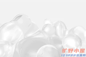 透明泡泡水珠玻璃圆球变形球水滴纹理背景底纹高清图片PS设计素材【015】
