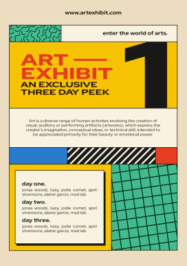 创意孟菲斯抽象艺术宣传促销海报网站登录页模板PSD分层设计素材【002】