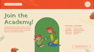 卡通趣味儿童教育学校海报网站BANNER登录页模板PSD分层设计素材【003】