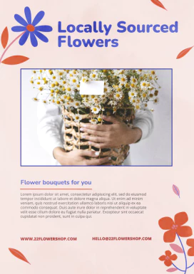 温馨花朵元素母亲节节日宣传网页海报模板PSD分层设计素材源文件【003】