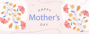 手绘卡通小清新系列母亲节节日快乐海报展板插画AI矢量设计素材【072】