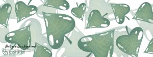 植物绿叶背景边框海报元素模板插画AI矢量设计素材【024】