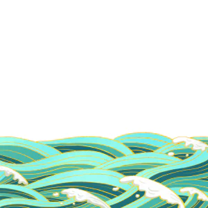 手绘中式清明节青团山水人物春天绿色元素插画PNG免扣PS设计素材【152】