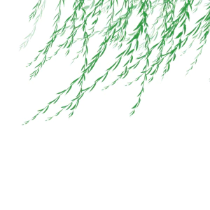 手绘中式清明节青团山水人物春天绿色元素插画PNG免扣PS设计素材【364】