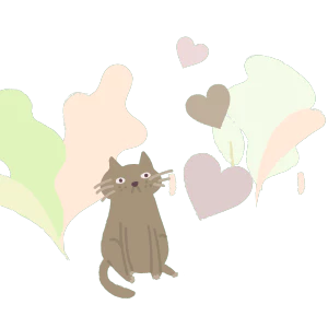 可爱卡通猫咪透明高清图片SVG PNG图片素材【006】