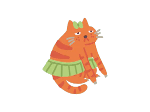 可爱卡通猫咪透明高清图片SVG PNG图片素材【020】