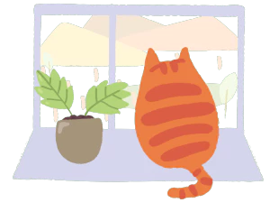 可爱卡通猫咪透明高清图片SVG PNG图片素材【024】