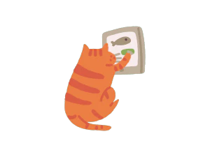 可爱卡通猫咪透明高清图片SVG PNG图片素材【025】