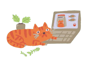 可爱卡通猫咪透明高清图片SVG PNG图片素材【026】