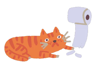 可爱卡通猫咪透明高清图片SVG PNG图片素材【027】