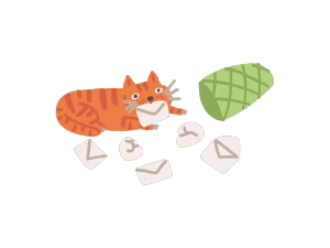 可爱卡通猫咪透明高清图片SVG PNG图片素材【039】