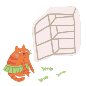 可爱卡通猫咪透明高清图片SVG PNG图片素材【048】