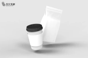咖啡杯纸杯水杯杯子智能贴图文创样机模板PSD分层设计素材【003】