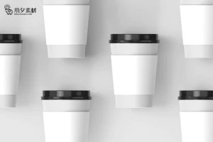 咖啡杯纸杯水杯杯子智能贴图文创样机模板PSD分层设计素材【025】
