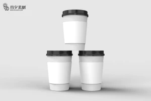 咖啡杯纸杯水杯杯子智能贴图文创样机模板PSD分层设计素材【029】