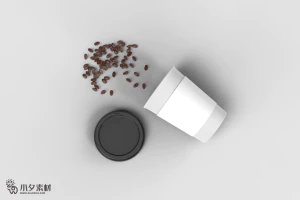 咖啡杯纸杯水杯杯子智能贴图文创样机模板PSD分层设计素材【050】
