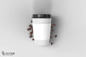 咖啡杯纸杯水杯杯子智能贴图文创样机模板PSD分层设计素材【055】