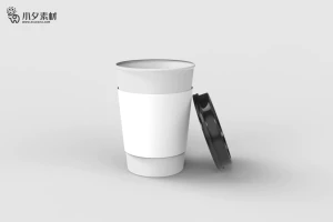 咖啡杯纸杯水杯杯子智能贴图文创样机模板PSD分层设计素材【056】