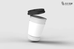 咖啡杯纸杯水杯杯子智能贴图文创样机模板PSD分层设计素材【059】